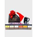 CHRISTMAS BUNDLE CON CAPPUCCINATORE NERO TORALDO E 6 CONFEZIONI DI CIOCCOLATE MISTE PURONERO