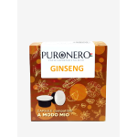 96 CAPSULE PURONERO AL GUSTO DI GINSENG DOLCE COMPATIBILI CON LAVAZZA A MODO MIO